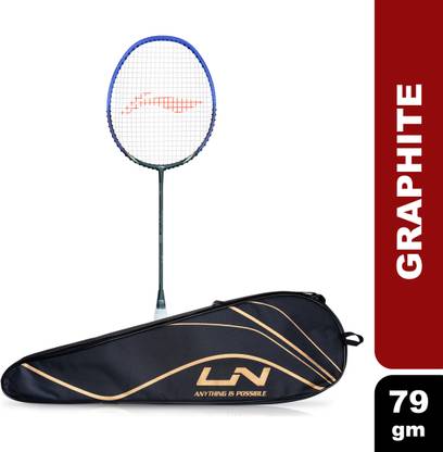 LI-NING Wind Lite 800 Grey, Blue Strung Badminton Racquet