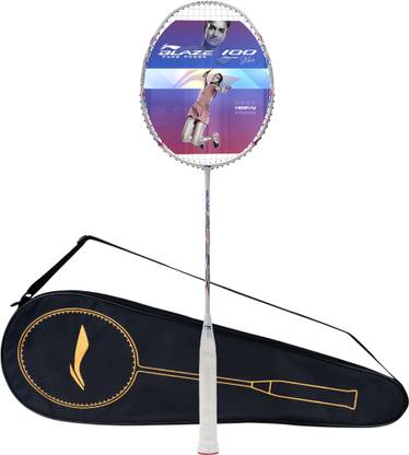 LI-NING Blaze 100 Pink, Blue, White Strung Badminton Racquet