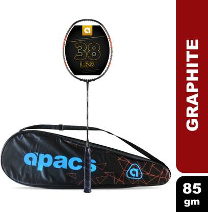 apacs Z-Ziggler (38 LBS) Black, Orange, Grey Unstrung Badminton Racquet