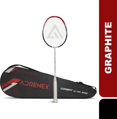 Adrenex by Flipkart Combat Ultra 6000 Graphite Multicolor Strung Badminton Racquet