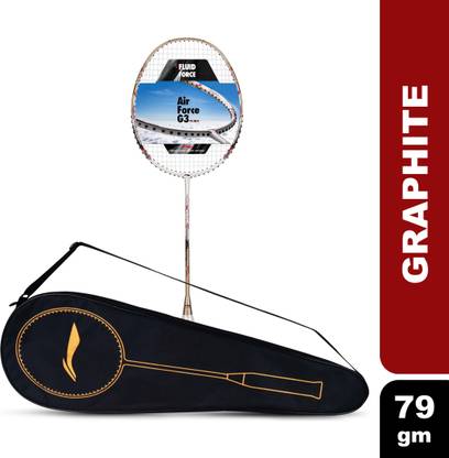 LI-NING Air - Force 79 G3 White, Gold, Red Strung Badminton Racquet