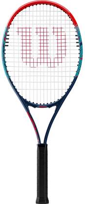 WILSON Impact Tennis Racket 3 Black, Red Strung Tennis Racquet