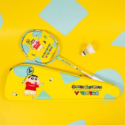 VICTOR X CRAYON SHINCHAN Medium End ARS-CS U-4U G5 Blue Unstrung Badminton Racquet