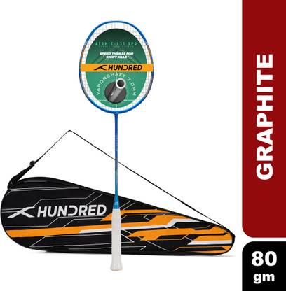Hundred Atomic X 35 SPD X-Flex Shaft Blue Strung Badminton Racquet