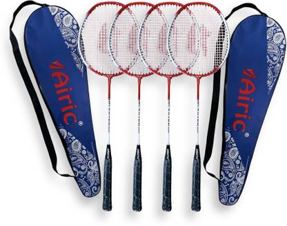 Airic Isometric Blaster Staunch with cover Multicolor Strung Badminton Racquet