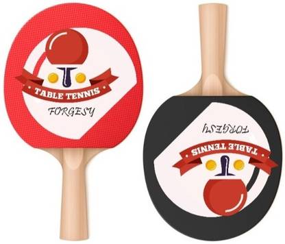 Forgesy Table tennis racqets 1set with 3balls Multicolor Table Tennis Blade