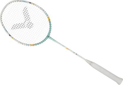 VICTOR Auraspeed ARS-8000 White Strung Badminton Racquet