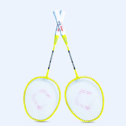 CAPTAIN PRO JUNIOR BADMINTON RACQUET FOR BOYS AND GIRLS, Yellow Strung Badminton Racquet