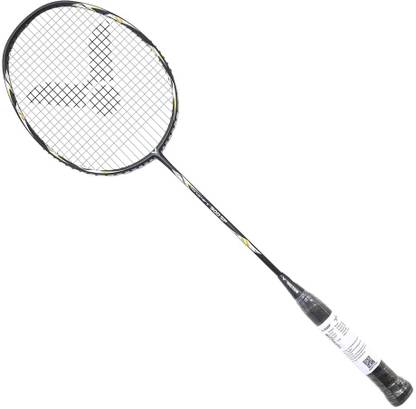 VICTOR Thruster K 300SP 4U (Beginner Friendly - Attacking Style), Brown Strung Black Strung Badminton Racquet