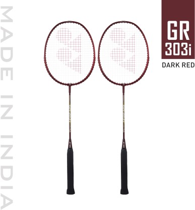 YONEX GR303i Red Strung Badminton Racquet - Buy YONEX GR303i Red Strung ...