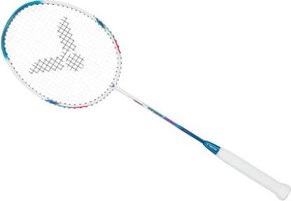VICTOR Thruster K HMR L Power Series Graphite Strung Badminton Racket (5U) White Strung Badminton Racquet