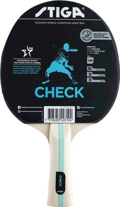 COSCO Stiga Check Black, Grey Table Tennis Racquet