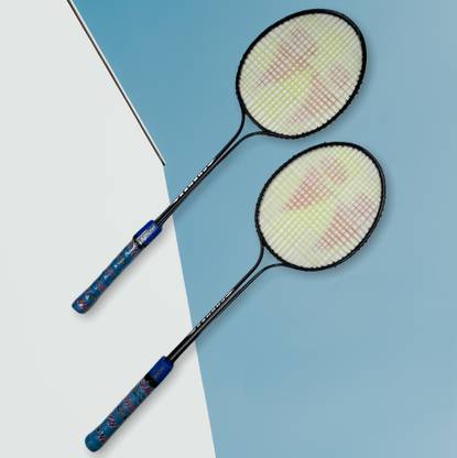SIXTEEN Tufan Double Frame Badminton Racquet set Of 2 Piece Badminton Kit
