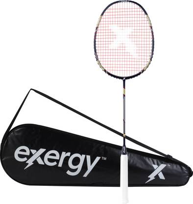 Exergy Hurricane Black Strung Badminton Racquet