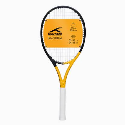 Hundred Bazooka Black, Yellow Strung Tennis Racquet