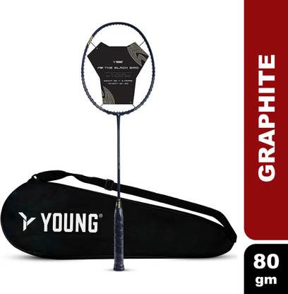 Young P11: The Black Bird (32 LBS, Ultra High Modulus Graphite) Black Unstrung Badminton Racquet