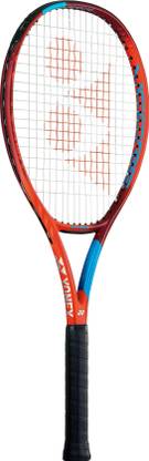 YONEX VCORE GAME (G3, 270g, Tango Red) Red Strung Tennis Racquet