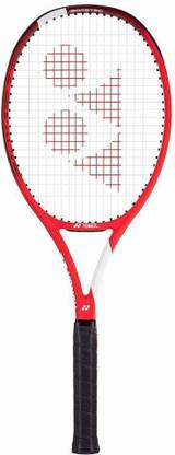 YONEX VCORE ACE (Tango Red, 260g) Red Strung Tennis Racquet