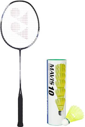 YONEX Badminton Racquet Set ( Astrox Attack 9 Racket + Mavis 10 Shuttle ) Multicolor Strung Badminton Racquet