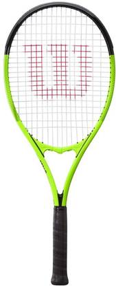 WILSON Blade Feel XL 106, Black/Green Multicolor Strung Tennis Racquet