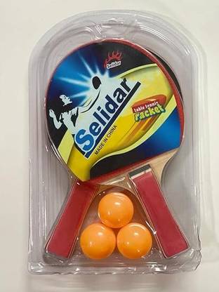 TIAGO Table Tennis Rackets FULL SET . for Training wood Multicolor Table Tennis Red Table Tennis Racquet