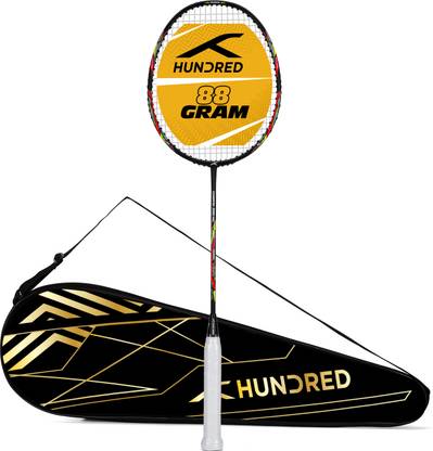 Hundred POWERTEK 2000 PRO Black Strung Badminton Racquet