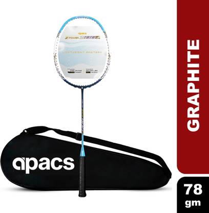 apacs Z Power 900 RP+ Lite (Lightweight, Extra Slim Shaft) 35LBS | Japan HM Graphite Blue Unstrung Badminton Racquet