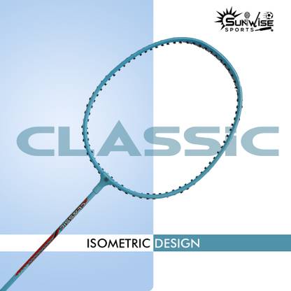 Sunwise Classic Badminton Racket Red Strung Badminton Racquet