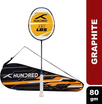 Hundred Atomic X 35 SPD X-Flex Shaft Black, Blue Strung Badminton Racquet