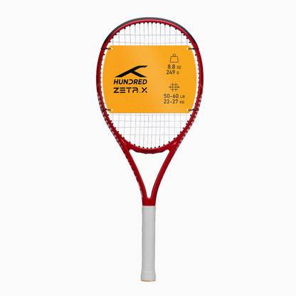 Hundred Zeta X Red Strung Tennis Racquet