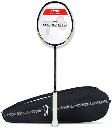 LI-NING Wind Lite Stealth BADMINTON RACKET LITE WEIGHT MULTI COLOUR 77G Multicolor Strung Badminton Racquet