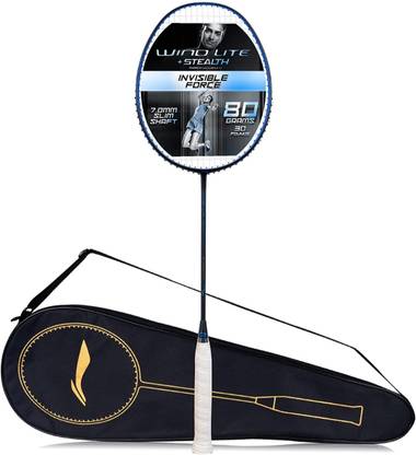 LI-NING Wind Lite Stealth- Black, Blue Unstrung Badminton Racquet