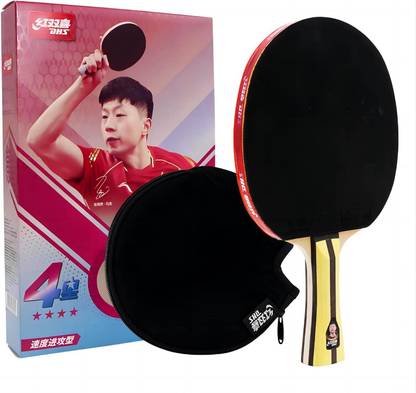 DHS TT T4002_Table Tennis Racquet_WITH BALL Multicolor Table Tennis Racquet