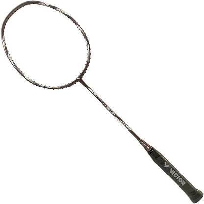 VICTOR Thruster K 300SP (Beginner Friendly - Attacking Style), Brown Strung Badminton Racquet