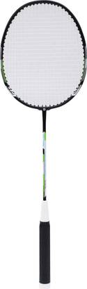 VEERA Adjustable Badminton Racket With Padded Cover | Adjustable From Junior To Senior Black Strung Badminton Racquet