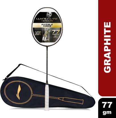 LI-NING Wind Lite Stealth Black, Brown Strung Badminton Racquet