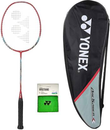 YONEX Arcsaber 73 Light With Wrist Band Red Strung Badminton Racquet