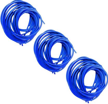 Moto Genius 1 Meter Petrol Gas Oil Tube Pipe, Fuel Hose for Motorbike (Blue) Pack Of 3 Radiator Hose