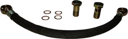 Delcot Diesel Fuel Line Hose 40" Inches Benjo Fitting 14mm (with Banjo Bolt and Washer) Combo