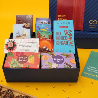 loopify Savor and Share Snack Bundle | Zero-Plastic Rakhi Gift Hamper Assorted Gift Box