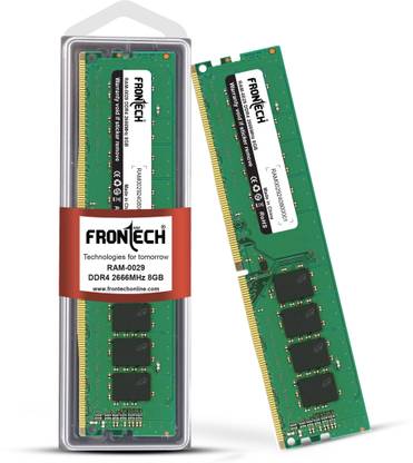 Frontech RAM-0029 8 GB DDR4 2666 MHz Desktop RAM Memory DDR4 8 GB (Dual Channel) PC SD RAM (RAM-0029)