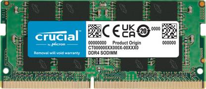 CRUCIAL BY MICRON ddr4-3200 DDR4 16 GB (Single Channel) Laptop (Crucial DDR4 3200Mhz 16 GB (Single Channel) Laptop (3200Mhz))
