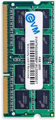 EVM Laptop RAM DDR3 4 GB Laptop DDR3 (EVMT4G1600S86P)