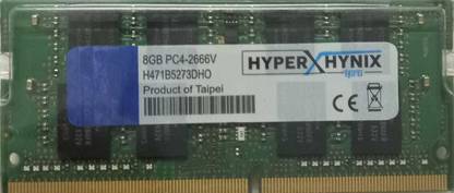 hyperhynix DDR4 DDR4 8 GB Laptop DDR4 RAM (8GB DDR4 2666 MHZ LAPTOP MEMORY RAM)