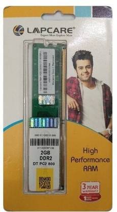 LAPCARE Basic DDR2 2 GB (Single Channel) Server RAM (LPDDRM5864)