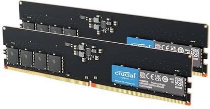 Crucial CL40 DDR5 32 GB (Dual Channel) Laptop (CT2K32G48C40U5)