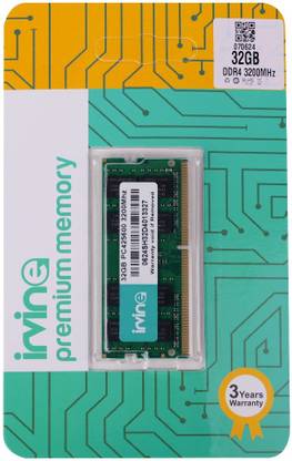 IRVINE 3200 DDR4 32 GB (Dual Channel) Laptop SODIMM (32GB DDR4 3200)