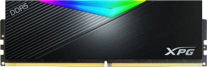 XPG Lancer RGB DDR5 16 GB (Single Channel) PC (6000 Mhz (AX5U6000C3016G-CLARBK) Desktop RAM)