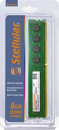 STELLULAR 2400/19200MHZ DDR4 8 GB (Dual Channel) PC DDR4 SDRAM (ST8GD4-19200U)