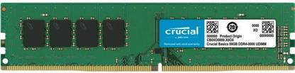 Crucial Crucial Basic DDR4 4 GB (Single Channel) PC (CB4GU2400.M8E)